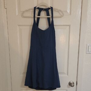 HALARA Navy Blue Mini Dress